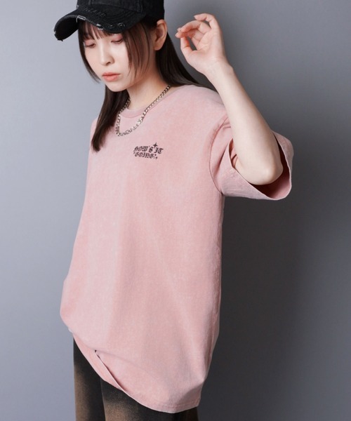 SPINNS（スピンズ）の「バックプリントストリートTシャツ/8ボール（Tシャツ/カットソー・メンズ・ホワイト/ブラック/ピンク系その他/ブラック系その他・ONESIZE）」の22枚目の写真