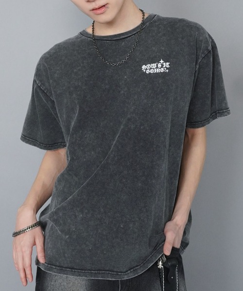 SPINNS（スピンズ）の「バックプリントストリートTシャツ/8ボール（Tシャツ/カットソー・メンズ・ホワイト/ブラック/ピンク系その他/ブラック系その他・ONESIZE）」の16枚目の写真