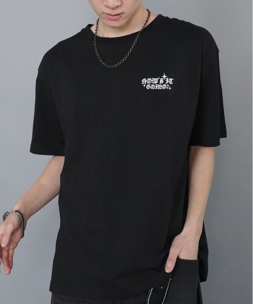 バックプリントストリートTシャツ/8ボール（Tシャツ/カットソー