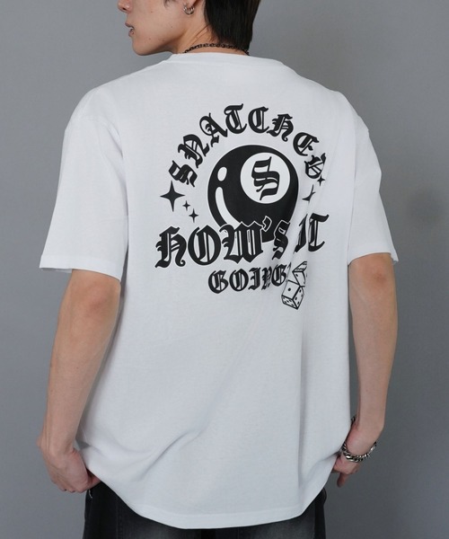 バックプリントストリートTシャツ/8ボール（Tシャツ/カットソー