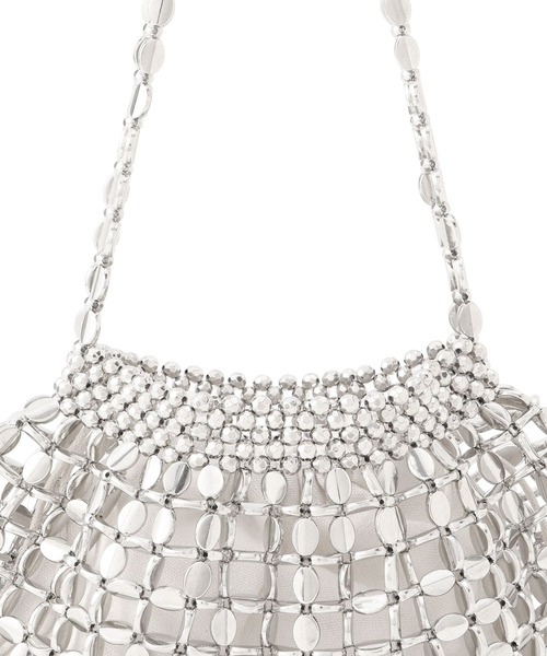 VIS(ビス)の「ビーズ2WAYバッグ(ハンドバッグ・レディース・シルバー・FREE)」の12枚目の写真