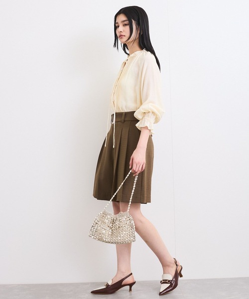 VIS(ビス)の「ビーズ2WAYバッグ(ハンドバッグ・レディース・シルバー・FREE)」の6枚目の写真