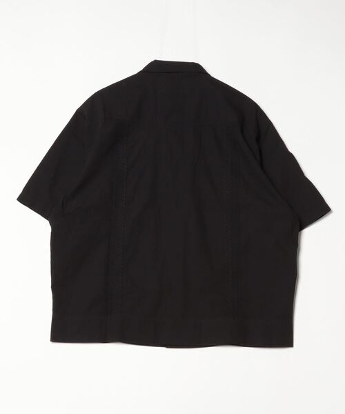 ADAM PATEK(アダムパテック)の「【ADAMPATEK/アダムパテック】overdyed cuban shirt/製品染めキューバシャツ(シャツ/ブラウス・メンズ・チャコールグレー/ブラック・2/1)」の8枚目の写真