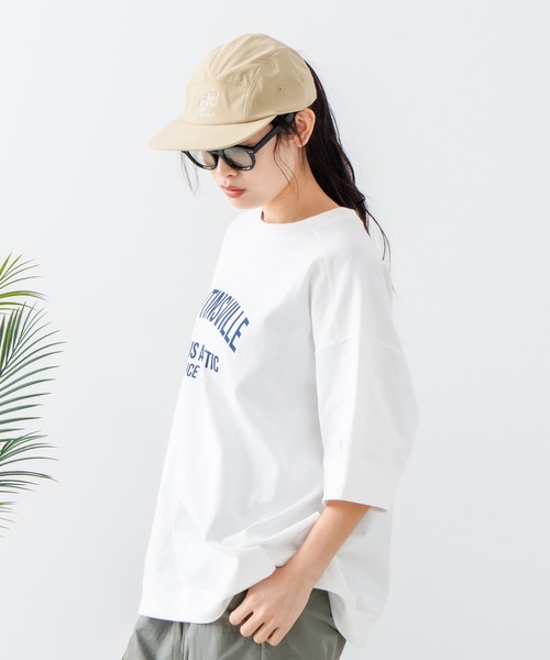 DISCUS(ディスカス)の「【DISCUS/ディスカス】ヘビーウェイトロゴBIGTシャツ(Tシャツ/カットソー・レディース・オフホワイト/グリーン/レッド/チャコールグレー/ブラック/ブルー・LARGE/MEDIUM)」の13枚目の写真