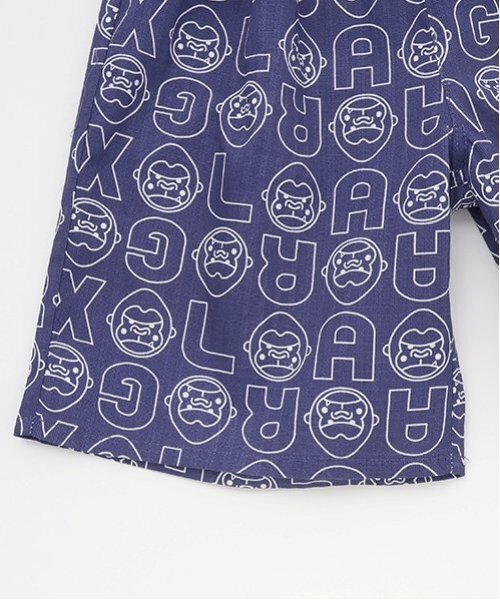 セール】ファニーゴリラ総柄甚平（浴衣）｜XLARGE KIDS（エクストラ