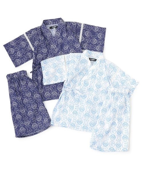 新品未使用 M100cm~110cm エクストララージキッズ 甚平 OGゴリラ XLARGE KIDS エクストララージ キッズ XLARGE KIDS OGゴリラ