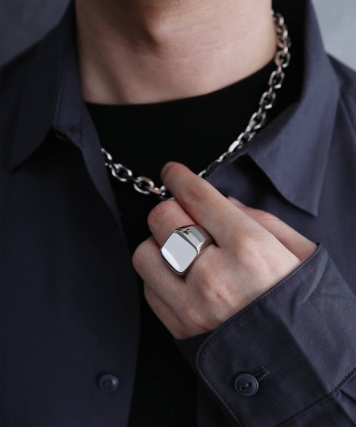 ARROWM（アローム）の「ARROWM カットアズキチェーンネックレス（ネックレス・メンズ・シルバー・FREE）」の6枚目の写真