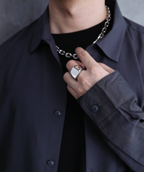 ARROWM（アローム）の「ARROWM カットアズキチェーンネックレス（ネックレス・メンズ・シルバー・FREE）」の10枚目の写真