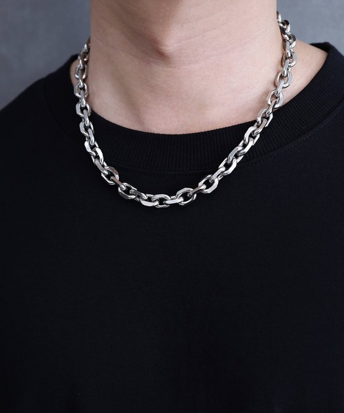 ARROWM（アローム）の「ARROWM カットアズキチェーンネックレス（ネックレス・メンズ・シルバー・FREE）」の11枚目の写真