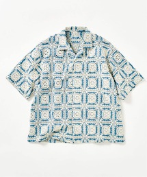 スクエア エンブロイダリー シャツ