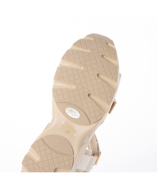 carino(カリーノ)の「厚底クロスベルトスポーツサンダル(サンダル・レディース・アイボリー/ブラック/デザートカモ・L/M/S)」の7枚目の写真