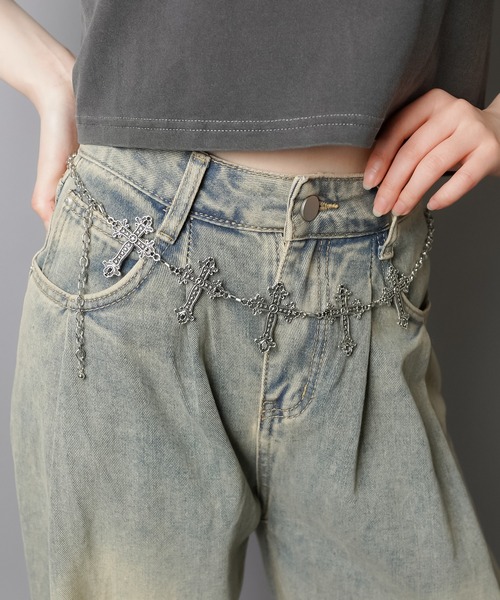 メタルチェーンベルト/ビッグクロス（ベルト）｜SPINNS（スピンズ）の