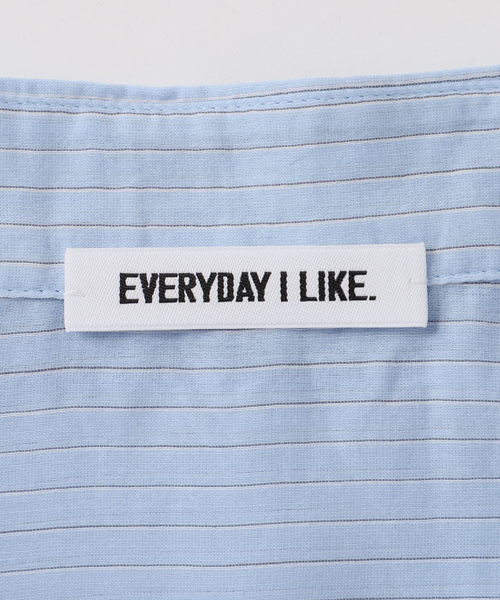 EVERYDAY I LIKE.(エヴリディアイライク)の「*シアーストライプシャツ(シャツ/ブラウス・レディース・エメラルドブルー・FREE)」の20枚目の写真