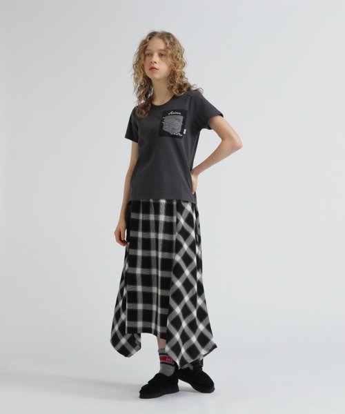 AVIREX(アヴィレックス)の「MILITARY ORGANDY POCKET T-SHIRT/ミリタリーオーガンジーポケットTシャツ(Tシャツ/カットソー・レディース・チャコールグレー/ブルー/オフホワイト・S/M/L)」の19枚目の写真