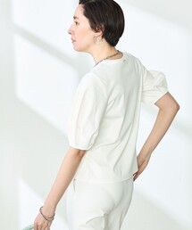 NOLLEY’S（ノーリーズ）の「高機能 LA＋スムース5分袖プルオーバーカットソー（Tシャツ/カットソー・レディース）」