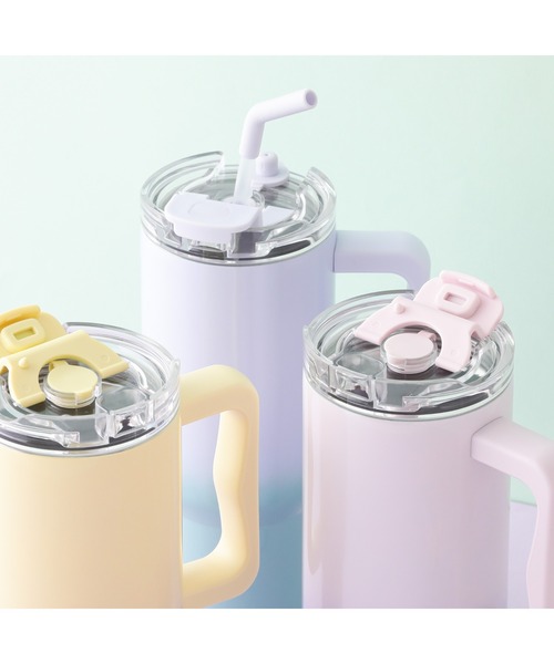 Francfranc(フランフラン)の「大型ステンレスマグ 1100ml イエロー(グラス/マグカップ/タンブラー・レディース・イエロー・FREE)」の3枚目の写真