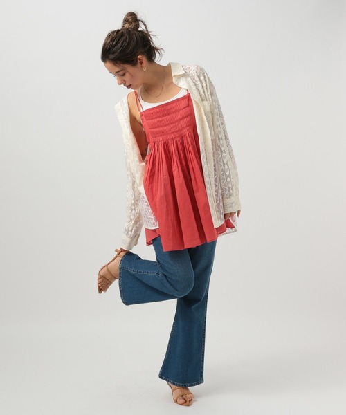 BAYFLOW（ベイフロー）の「インディアンキャミソールビスチェ（キャミソール・レディース・レッド/ブラック/ブルー・FREE）」の8枚目の写真