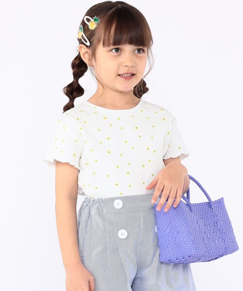 SHIPS（シップス）の「Diminutivo:ミニ ボルサ ソリッド カゴバッグ（かごバッグ・キッズ・ライラック/ピンク・ONE SIZE）」の14枚目の写真