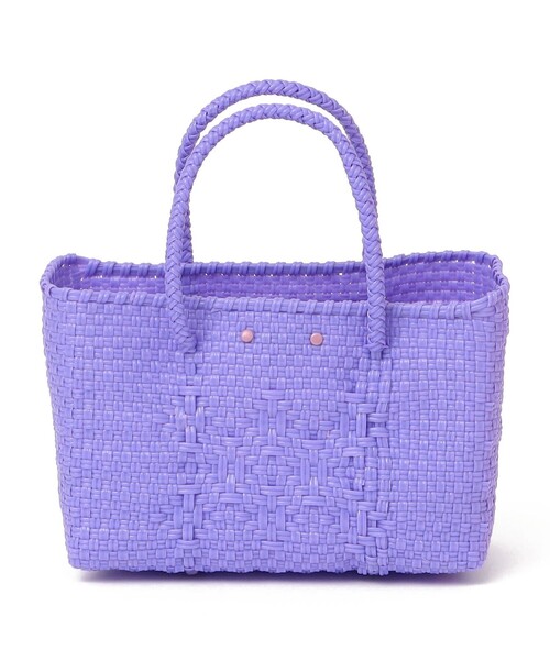 SHIPS（シップス）の「Diminutivo:ミニ ボルサ ソリッド カゴバッグ（かごバッグ・キッズ・ライラック/ピンク・ONE SIZE）」の19枚目の写真