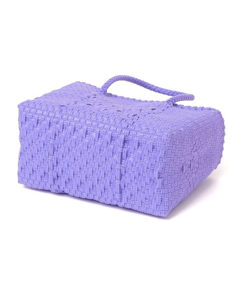 SHIPS（シップス）の「Diminutivo:ミニ ボルサ ソリッド カゴバッグ（かごバッグ・キッズ・ライラック/ピンク・ONE SIZE）」の9枚目の写真