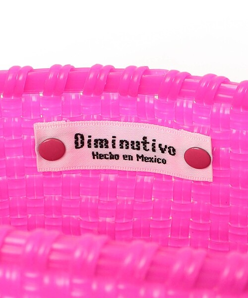 SHIPS（シップス）の「Diminutivo:ミニ ボルサ ソリッド カゴバッグ（かごバッグ・キッズ・ライラック/ピンク・ONE SIZE）」の10枚目の写真