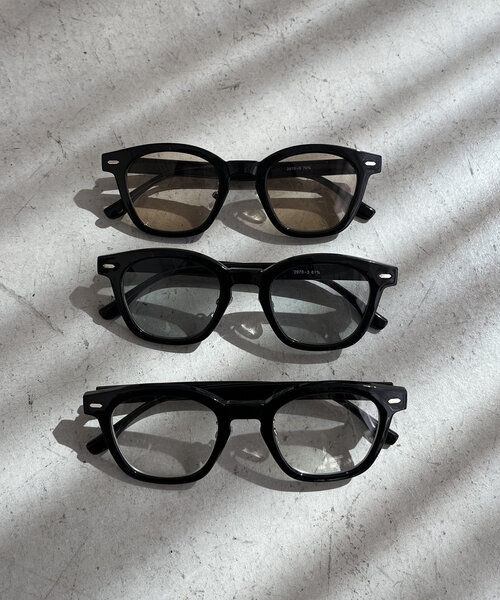 CAPRICIEUX LE'MAGE（カプリシューレマージュ）の「スクエアメガネ（メガネ・レディース・ベージュ/クリア/グレー・FREE）」の6枚目の写真