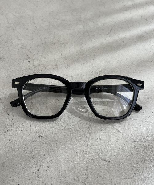 CAPRICIEUX LE'MAGE（カプリシューレマージュ）の「スクエアメガネ（メガネ・レディース・ベージュ/クリア/グレー・FREE）」の7枚目の写真