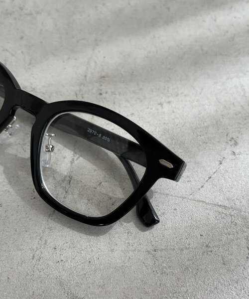 CAPRICIEUX LE'MAGE（カプリシューレマージュ）の「スクエアメガネ（メガネ・レディース・ベージュ/クリア/グレー・FREE）」の8枚目の写真