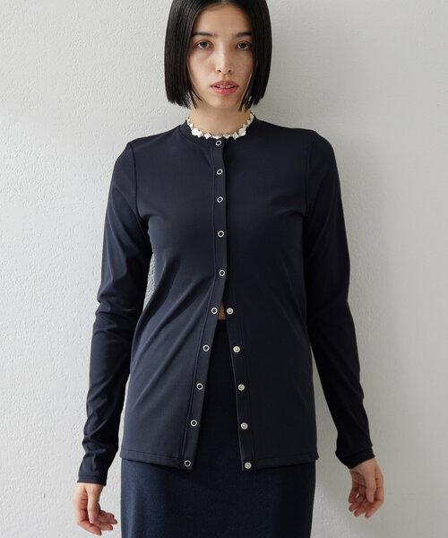 Whim Gazette（ウィムガゼット）の「＜水着＞ラッシュガードカーディガン（ラッシュガード・レディース・ブラック/カーキ・FREE）」の7枚目の写真