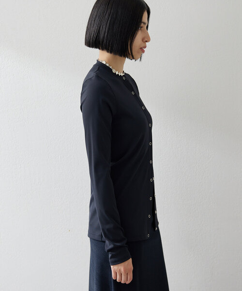 Whim Gazette（ウィムガゼット）の「＜水着＞ラッシュガードカーディガン（ラッシュガード・レディース・ブラック/カーキ・FREE）」の12枚目の写真