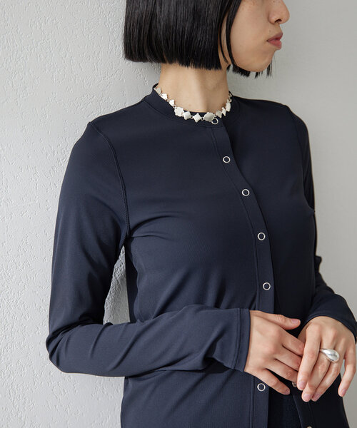 Whim Gazette（ウィムガゼット）の「＜水着＞ラッシュガードカーディガン（ラッシュガード・レディース・ブラック/カーキ・FREE）」の13枚目の写真