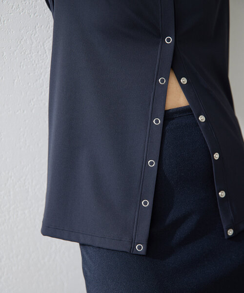 Whim Gazette（ウィムガゼット）の「＜水着＞ラッシュガードカーディガン（ラッシュガード・レディース・ブラック/カーキ・FREE）」の14枚目の写真