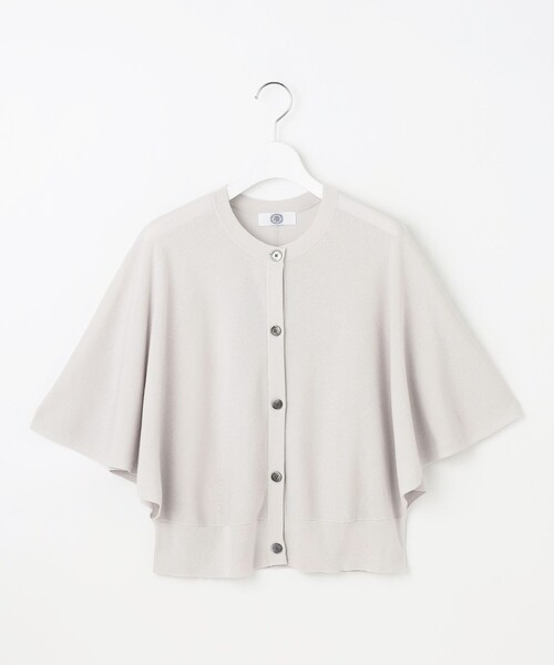 J.PRESS(ジェイプレス)の「【洗える・抗菌防臭】COTTON ACETATE DRY バタフライスリーブ カーディガン(カーディガン/ボレロ・レディース・ライトグレー系/ネイビー系/イエロー系・T13)」の12枚目の写真