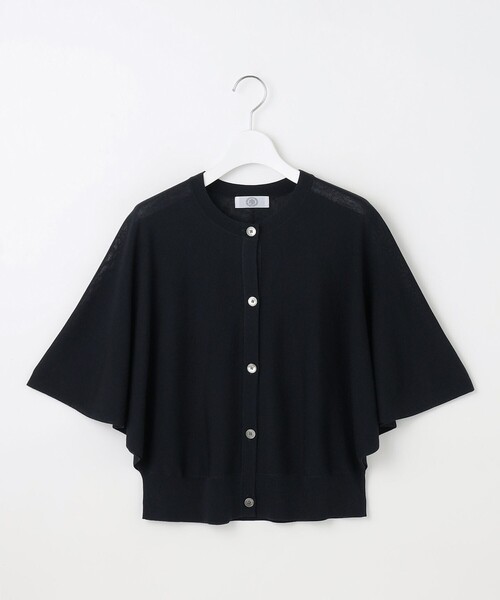 J.PRESS(ジェイプレス)の「【洗える・抗菌防臭】COTTON ACETATE DRY バタフライスリーブ カーディガン(カーディガン/ボレロ・レディース・ライトグレー系/ネイビー系/イエロー系・T13)」の13枚目の写真