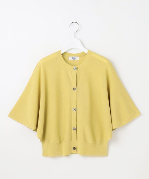 J.PRESS(ジェイプレス)の「【洗える・抗菌防臭】COTTON ACETATE DRY バタフライスリーブ カーディガン(カーディガン/ボレロ・レディース・ライトグレー系/ネイビー系/イエロー系・T13)」の14枚目の写真