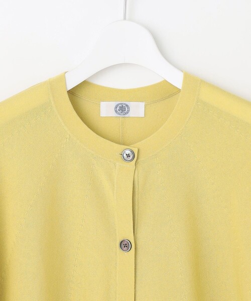J.PRESS(ジェイプレス)の「【洗える・抗菌防臭】COTTON ACETATE DRY バタフライスリーブ カーディガン(カーディガン/ボレロ・レディース・ライトグレー系/ネイビー系/イエロー系・T13)」の16枚目の写真