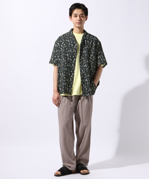 niko and（ニコアンド）の「アソート柄シャツ（シャツ/ブラウス