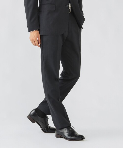 BEAMS HEART(ビームスハート)の「【フォーマル】ベーシック ソリッド 3ボタン スーツ(セットアイテム)「ウォッシャブル・ストレッチ」(スーツセット・メンズ・ブラック/チャコールグレー/ネイビー・X-SMALL/SMALL/MEDIUM/LARGE/X-LARGE/XX-LARGE)」の10枚目の写真