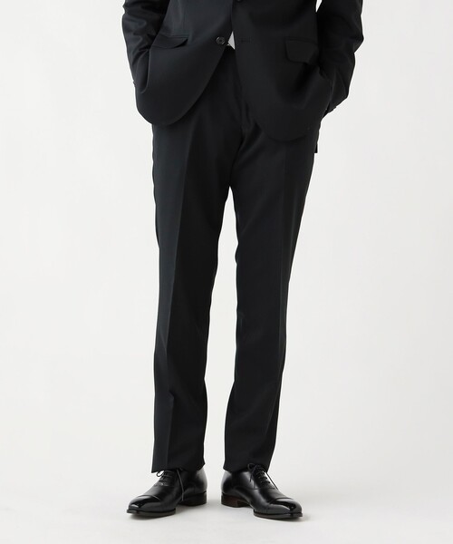 BEAMS HEART(ビームスハート)の「【フォーマル】ベーシック ソリッド 3ボタン スーツ(セットアイテム)「ウォッシャブル・ストレッチ」(スーツセット・メンズ・ブラック/チャコールグレー/ネイビー・X-SMALL/SMALL/MEDIUM/LARGE/X-LARGE/XX-LARGE)」の14枚目の写真