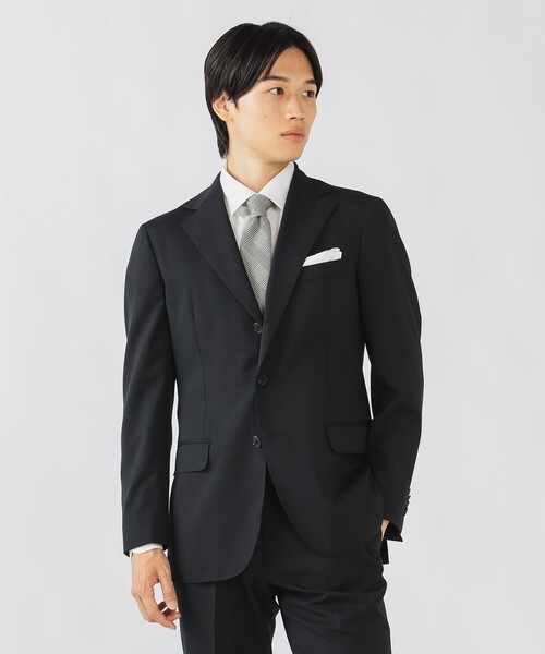 BEAMS HEART(ビームスハート)の「【フォーマル】ベーシック ソリッド 3ボタン スーツ(セットアイテム)「ウォッシャブル・ストレッチ」(スーツセット・メンズ・ブラック/チャコールグレー/ネイビー・X-SMALL/SMALL/MEDIUM/LARGE/X-LARGE/XX-LARGE)」の17枚目の写真