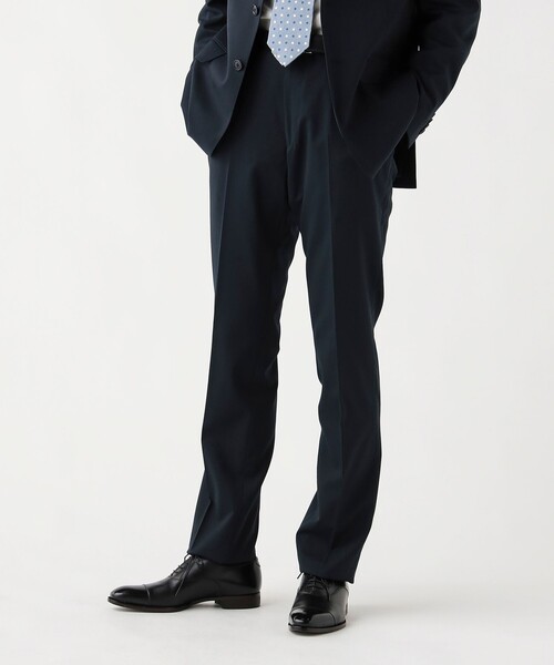 BEAMS HEART(ビームスハート)の「【フォーマル】ベーシック ソリッド 3ボタン スーツ(セットアイテム)「ウォッシャブル・ストレッチ」(スーツセット・メンズ・ブラック/チャコールグレー/ネイビー・X-SMALL/SMALL/MEDIUM/LARGE/X-LARGE/XX-LARGE)」の21枚目の写真