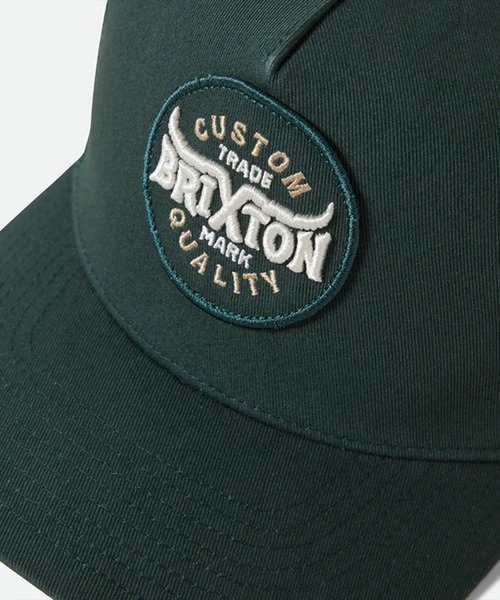 BRIXTON（ブリクストン）の「BRIXTON/ブリクストン キャップ GIBSON C NP MP TRUCKER HA 11798（キャップ・メンズ・グリーン/ブラック×ブラック・FREE）」の6枚目の写真