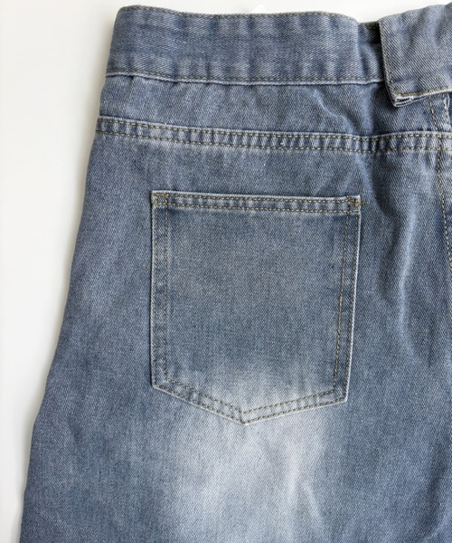 CANVAS+(キャンバスプラス)の「【CANVAS+】バレルーズデニムパンツ(デニムパンツ・レディース・サックスブルー・S/M/L)」の3枚目の写真