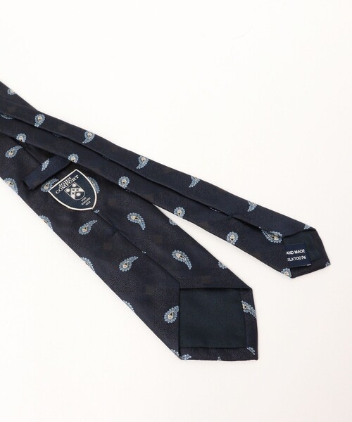 JOHN COMFORT（ジョンコンフォート）の「JOHN COMFORT / シルク ペイズリー柄 ジャカード ネクタイ（ネクタイ・メンズ・グレー/パープル/ネイビー・ONE SIZE）」の7枚目の写真