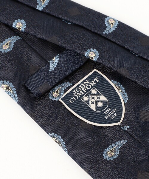 JOHN COMFORT（ジョンコンフォート）の「JOHN COMFORT / シルク ペイズリー柄 ジャカード ネクタイ（ネクタイ・メンズ・グレー/パープル/ネイビー・ONE SIZE）」の8枚目の写真