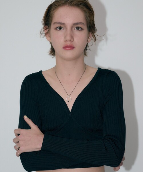 and cloud（アンドクラウド）の「[meethod / and cloud] Chram Cuff（リング・レディース・ブラック系その他・S）」の3枚目の写真