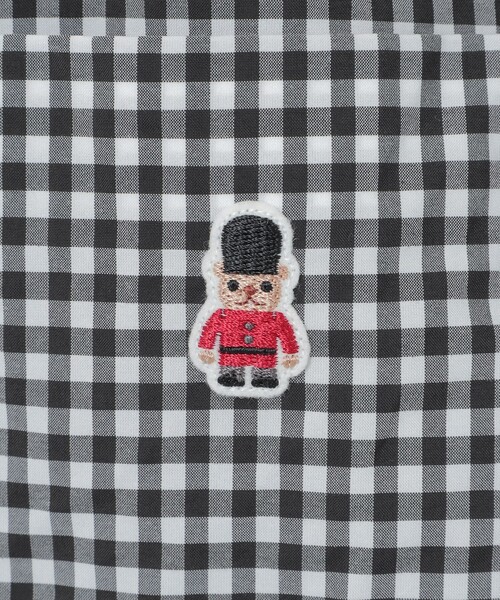 MACKINTOSH PHILOSOPHY（ﾏｯｷﾝﾄｯｼｭ ﾌｨﾛｿﾌｨｰ）の「【WEB&一部店舗】バッキンガムベア スクエアボタンダウンシャツ ナイロンギンガム（シャツ/ブラウス・メンズ・ブルー/ブラック・40/38/42）」の7枚目の写真