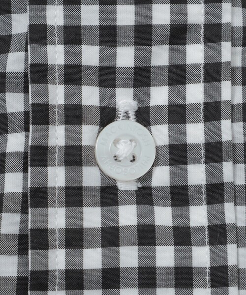 MACKINTOSH PHILOSOPHY（ﾏｯｷﾝﾄｯｼｭ ﾌｨﾛｿﾌｨｰ）の「【WEB&一部店舗】バッキンガムベア スクエアボタンダウンシャツ ナイロンギンガム（シャツ/ブラウス・メンズ・ブルー/ブラック・40/38/42）」の8枚目の写真