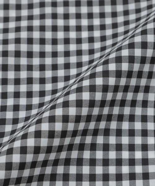 MACKINTOSH PHILOSOPHY（ﾏｯｷﾝﾄｯｼｭ ﾌｨﾛｿﾌｨｰ）の「【WEB&一部店舗】バッキンガムベア スクエアボタンダウンシャツ ナイロンギンガム（シャツ/ブラウス・メンズ・ブルー/ブラック・40/38/42）」の9枚目の写真