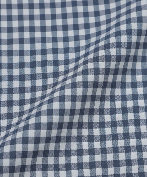 MACKINTOSH PHILOSOPHY（ﾏｯｷﾝﾄｯｼｭ ﾌｨﾛｿﾌｨｰ）の「【WEB&一部店舗】バッキンガムベア スクエアボタンダウンシャツ ナイロンギンガム（シャツ/ブラウス・メンズ・ブルー/ブラック・40/38/42）」の10枚目の写真